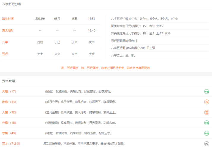 三才五格与生辰八字怎么兼容