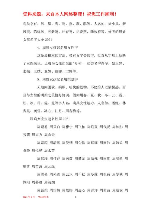 属鸡女孩起名禁忌