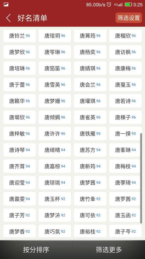 百姓女孩起名大全免费