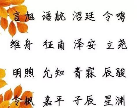 2017男宝宝起名好字
