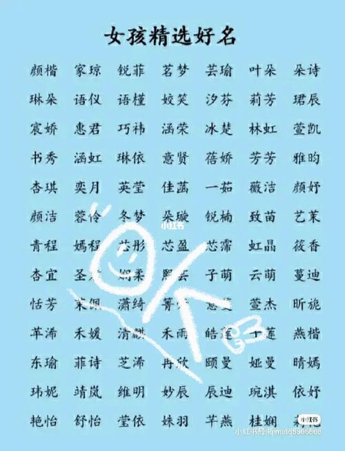 五行不缺的女孩起名大全