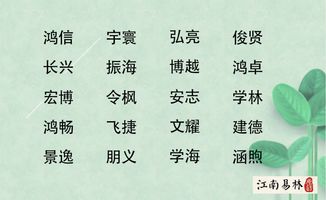 黎姓取名男孩