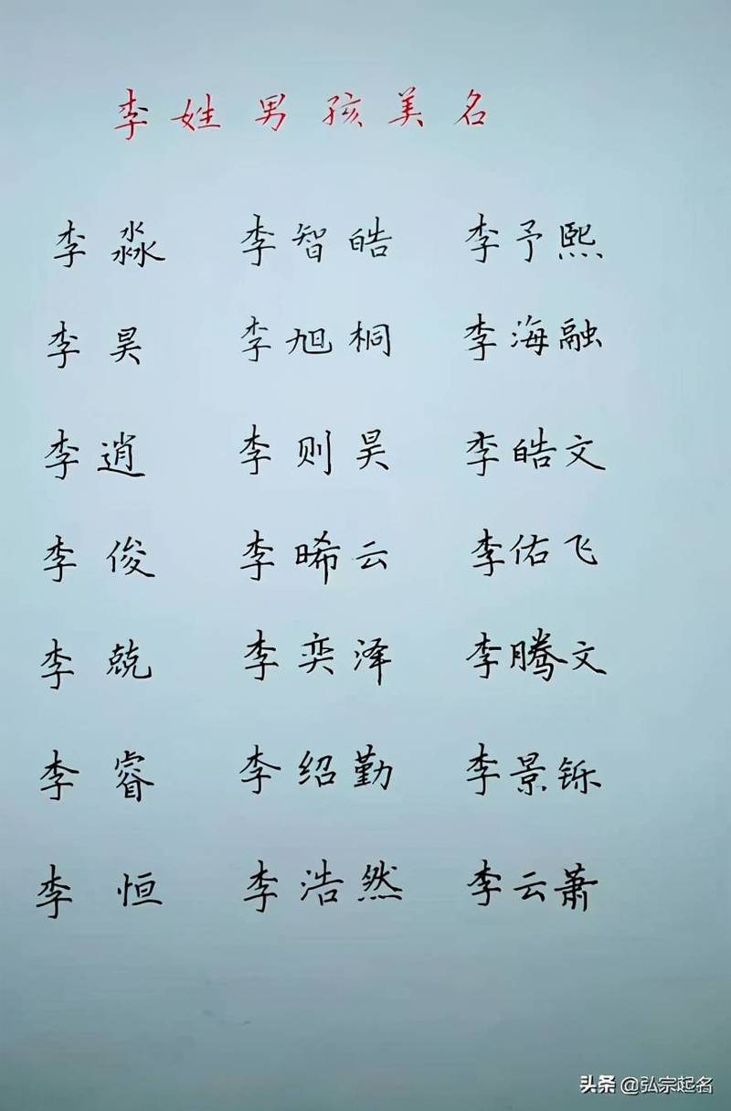 不会起名的起名高手名字