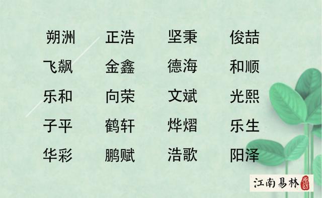 姓名学起名的文化传统与现代的融合