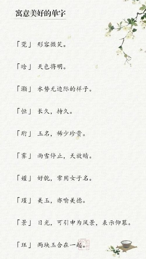 李瑞的小孩名字大全
